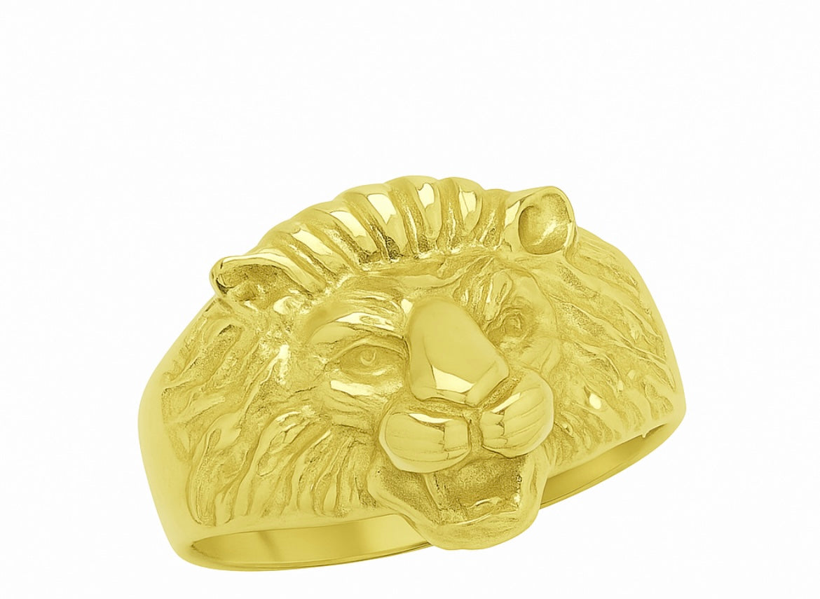 14KT Gold Ring - Lion Design