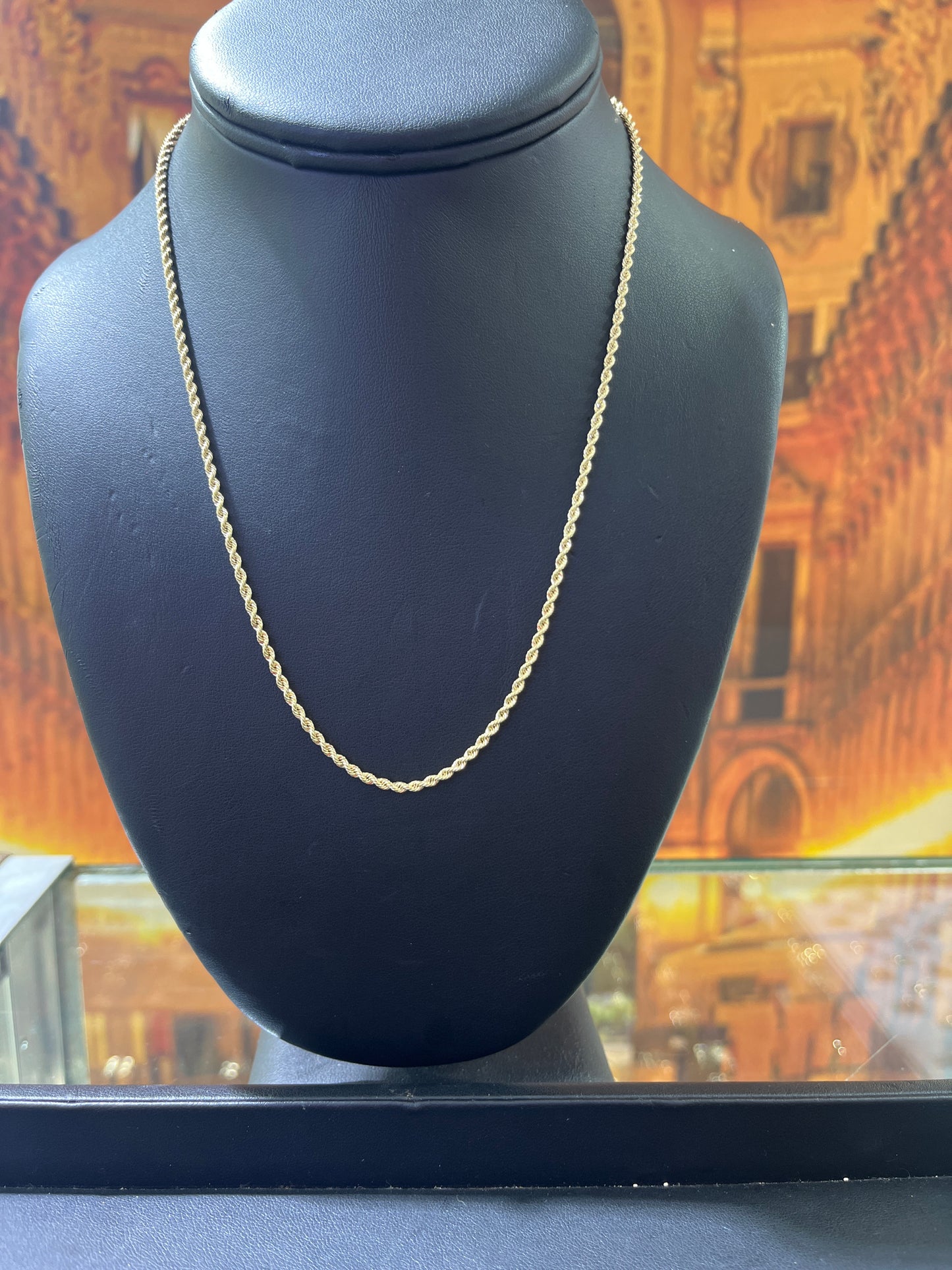 14KT Gold Chain - Rope Design 2.5mm