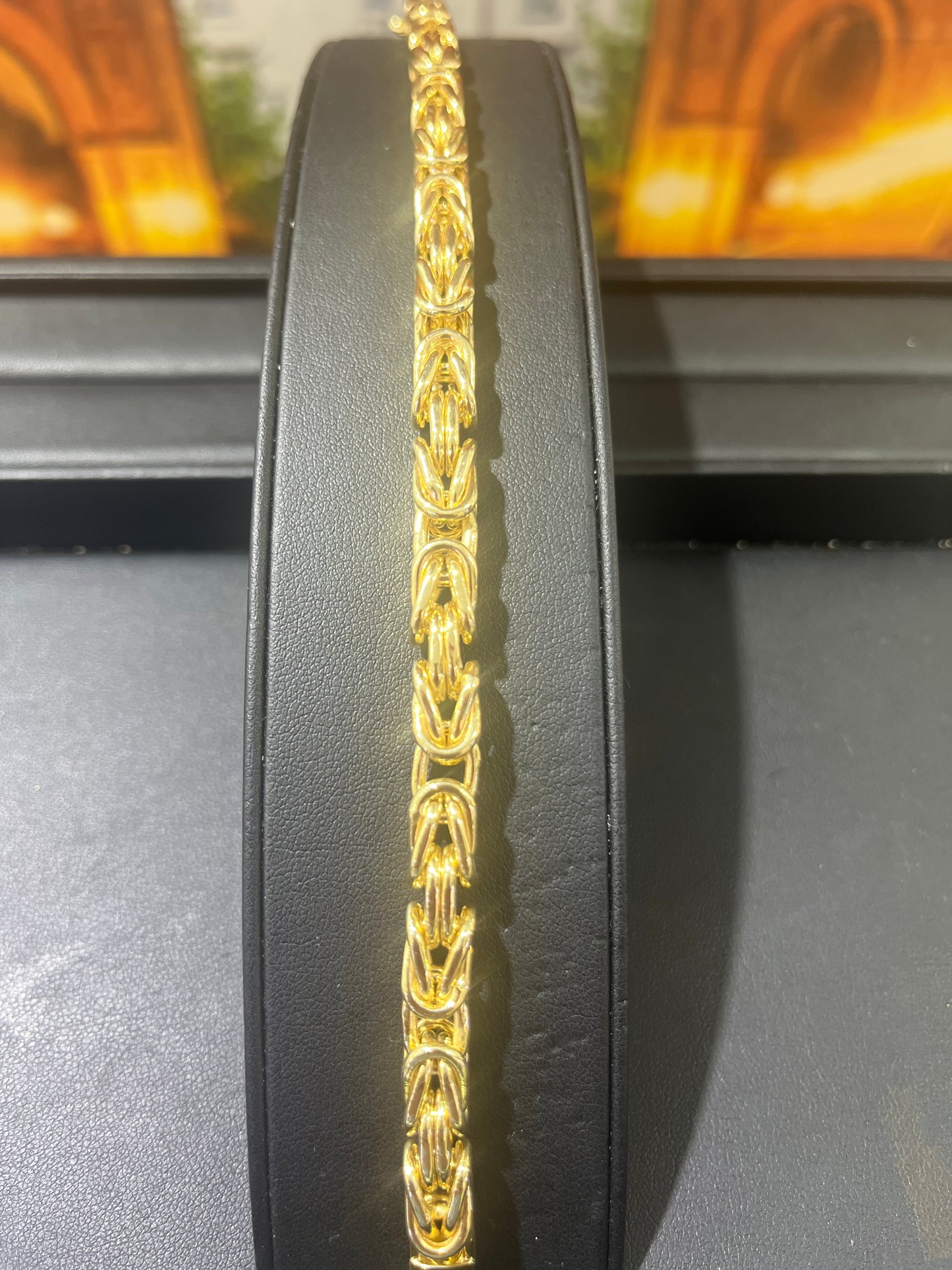 14KT Gold Bracelet - 6.5mm King’s Link Design