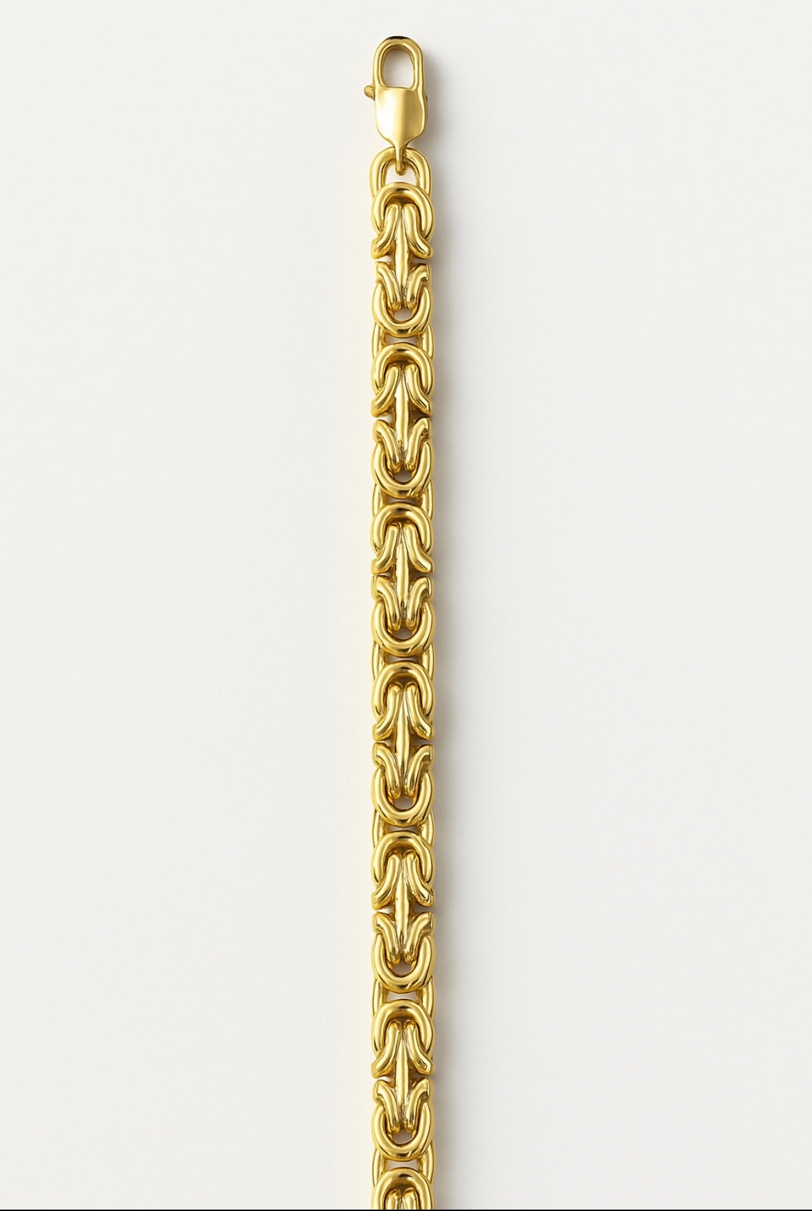 14KT Gold Bracelet - King’s Link Design (8.5mm)