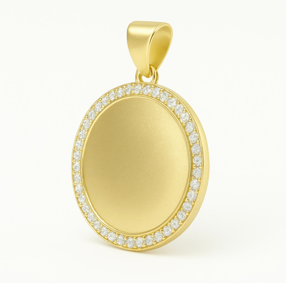 14KT Gold Pendant - Custom Picture 1.5”