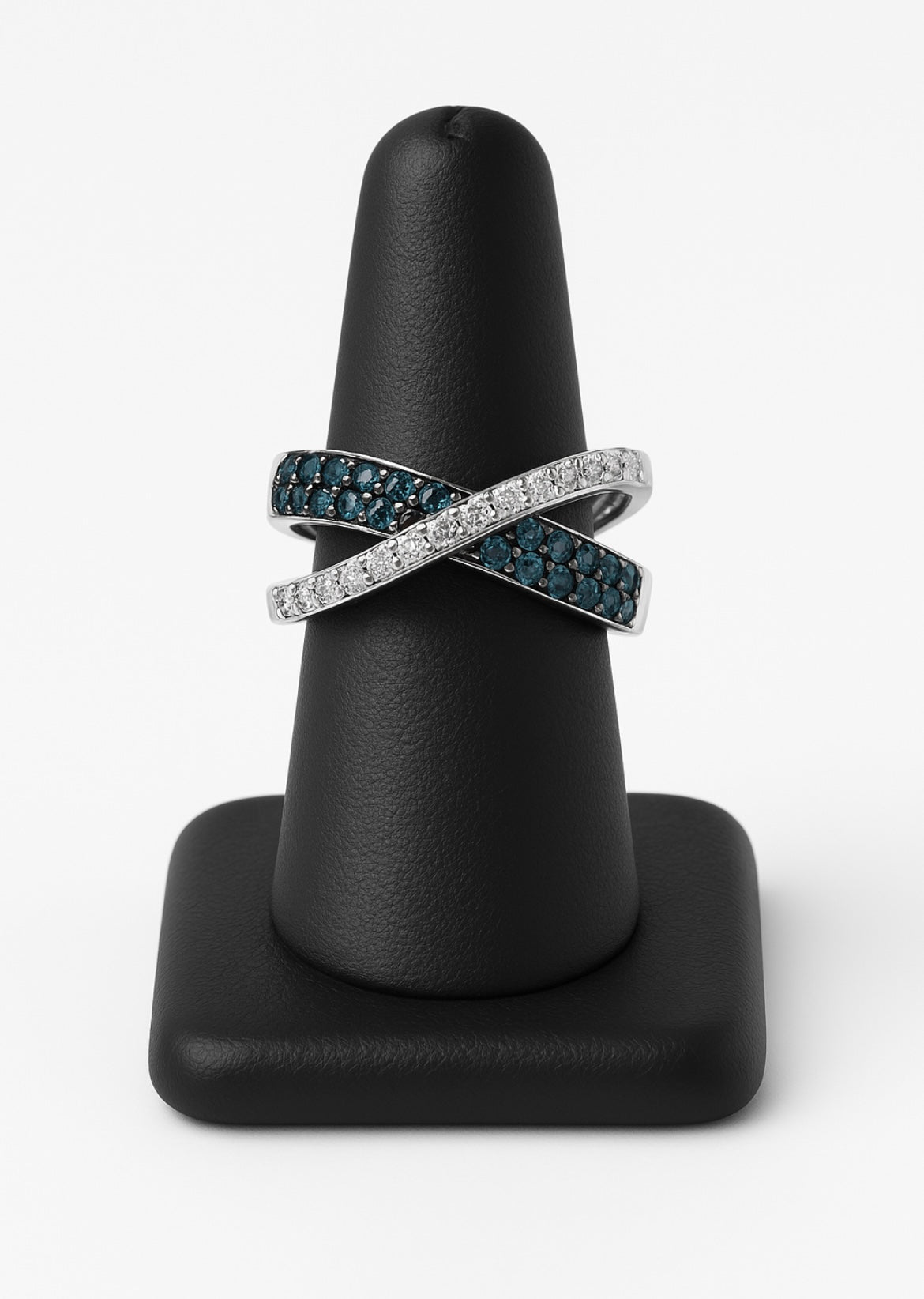 Blue Diamond Ring - 2.00cts set in 14K White Gold