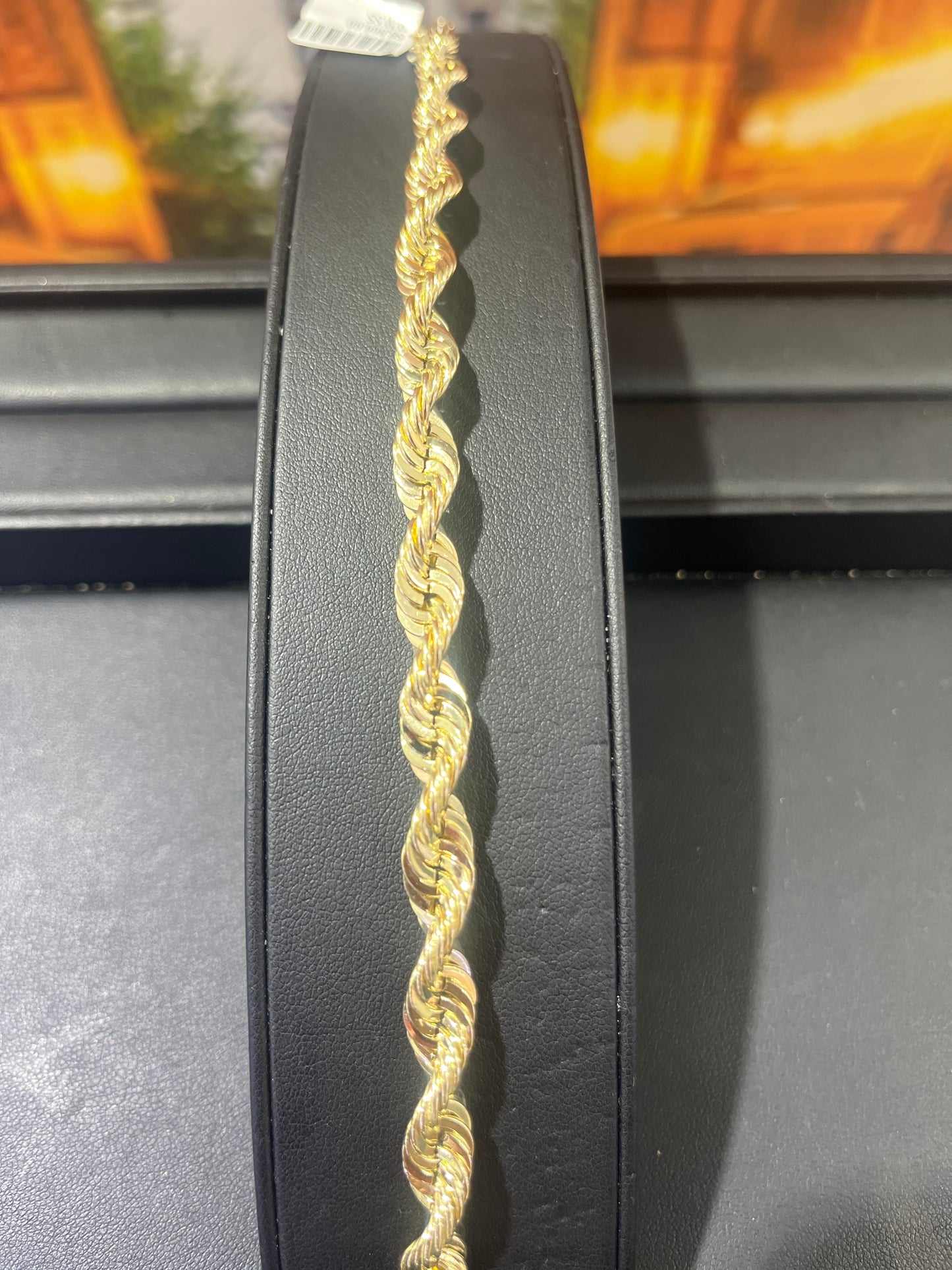 14KT Gold Bracelet - 7.5mm Rope Design