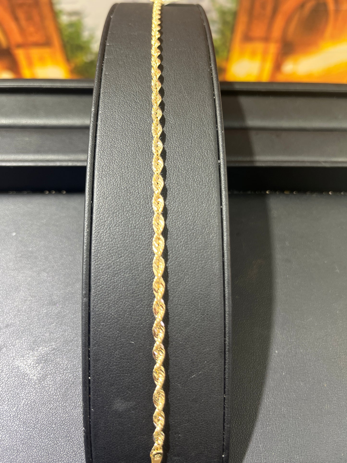 14KT Gold Bracelet - 3mm Rope Design