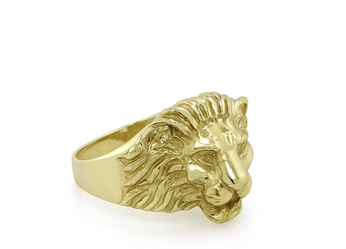 14KT Gold Ring - Lion Design