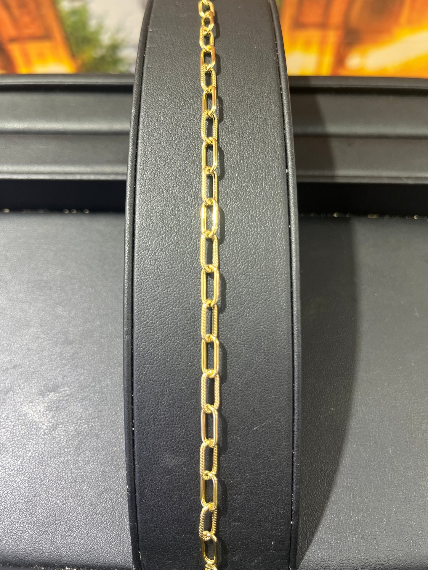 14KT Gold Bracelet - 4.5mm Paperclip Design