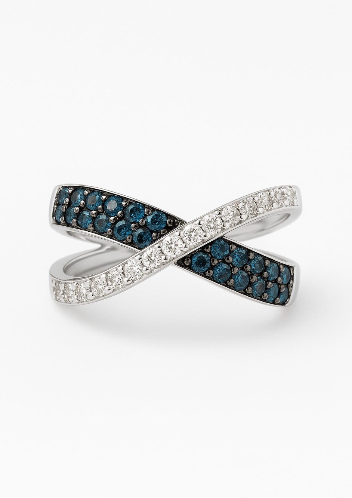 Blue Diamond Ring - 2.00cts set in 14K White Gold