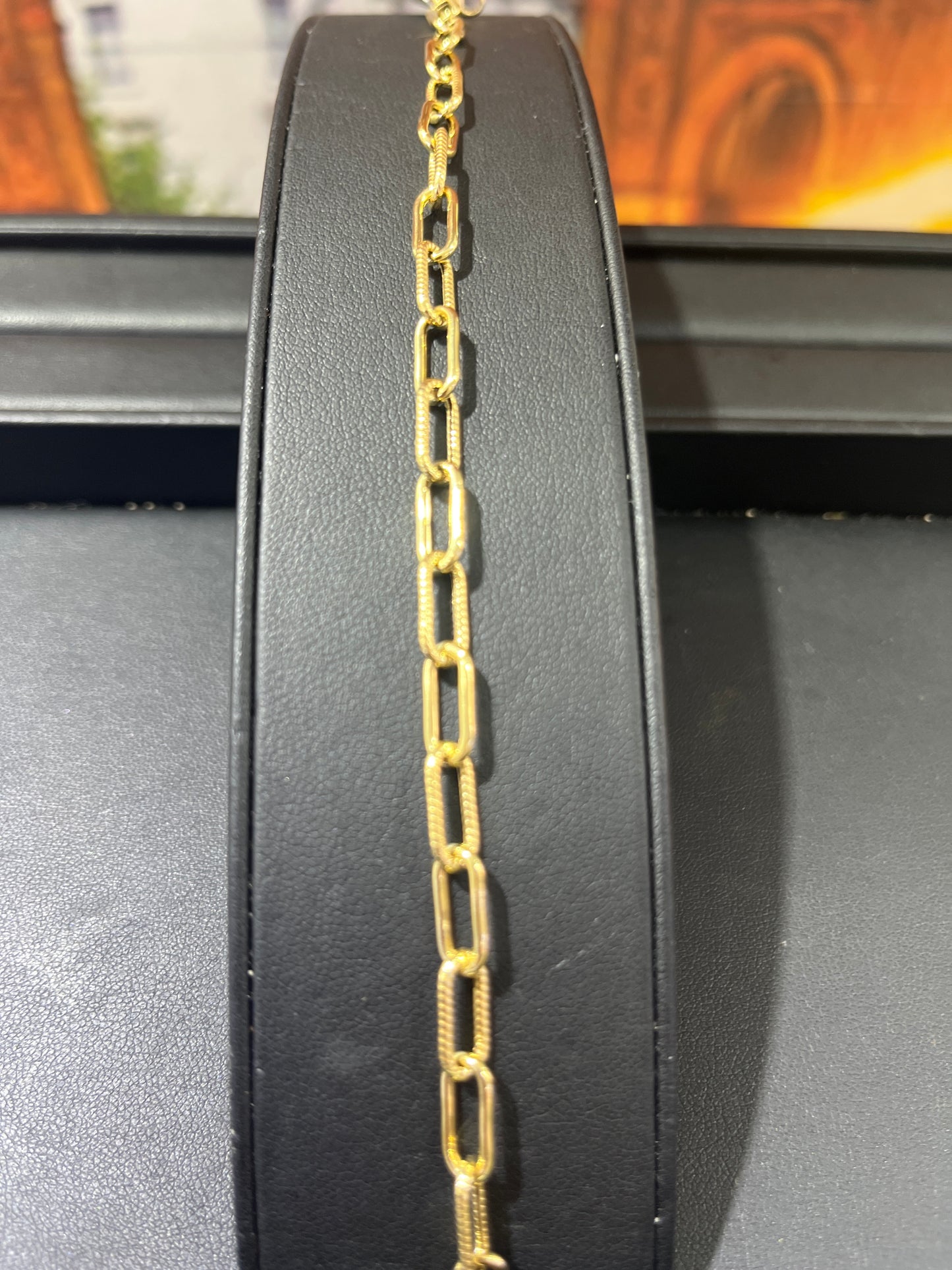 14KT Gold Bracelet - 5mm Paperclip Design