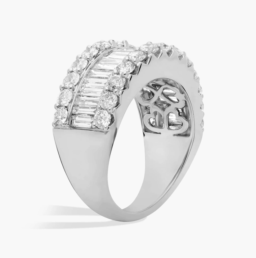 Baguette Diamond Channel Ring (3.00cts)