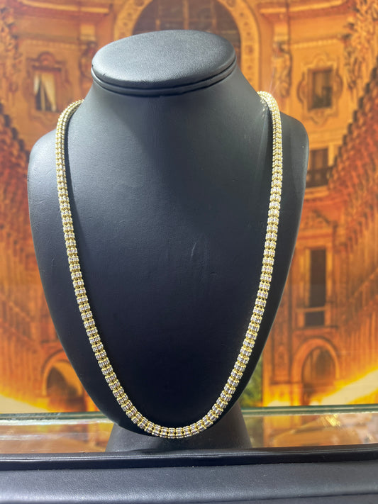 14KT Gold Chain - 4.5mm Ice Design
