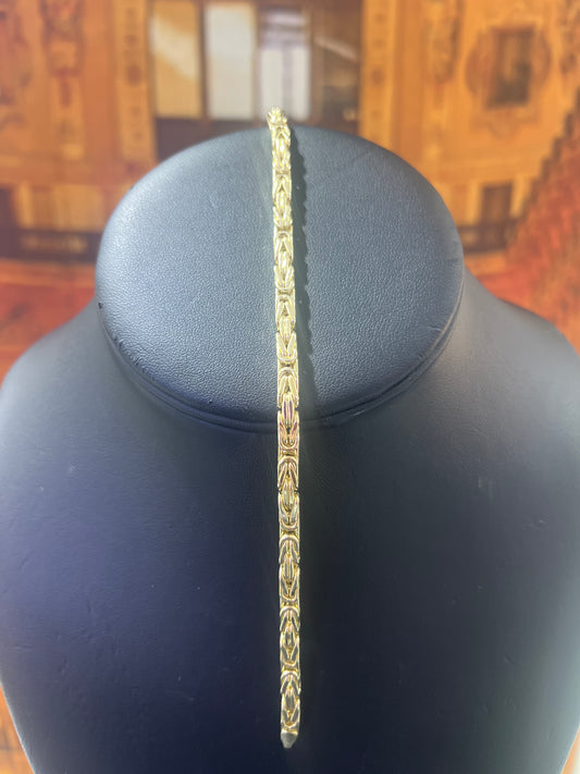 14KT Gold Bracelet - 4.8mm King’s Link Bracelet