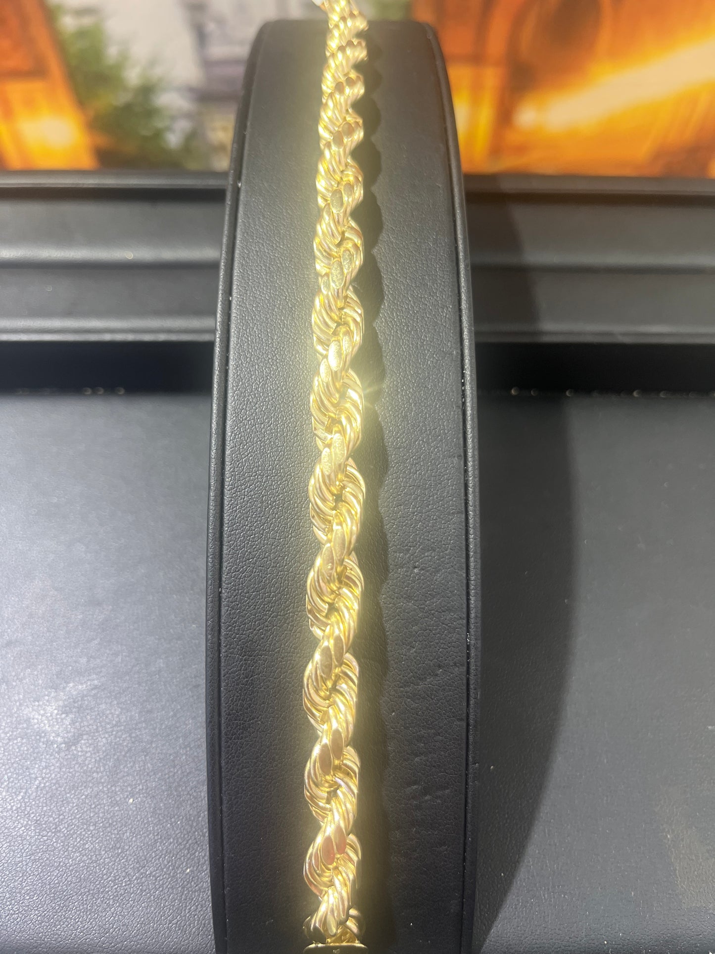 14KT Gold Bracelet - 8.5mm Rope Design