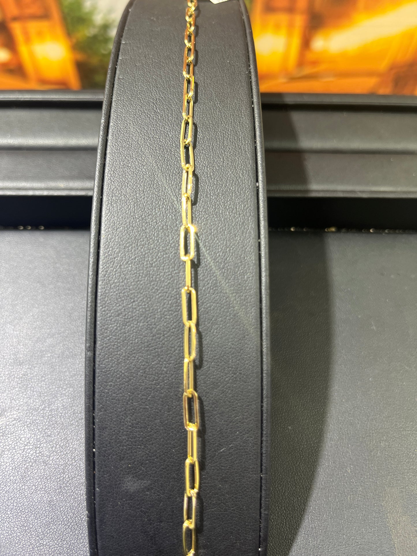 14KT Gold Bracelet - 4mm Paperclip Design