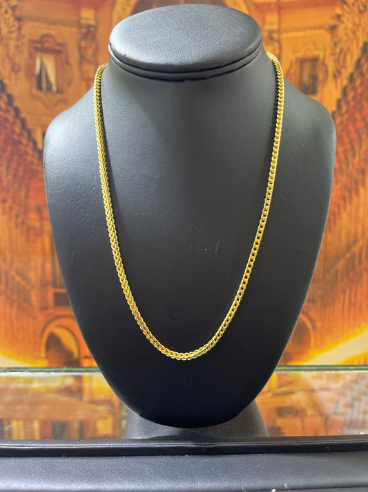 14KT Gold Chain - 4mm Franco Design