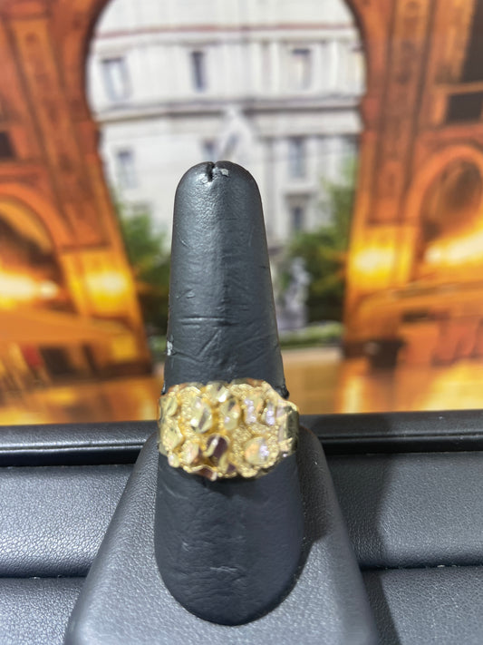 14KT Gold Ring - Nugget Design