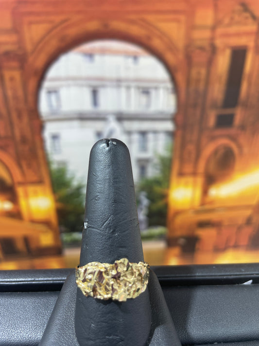 14KT Gold Ring - Nugget Design