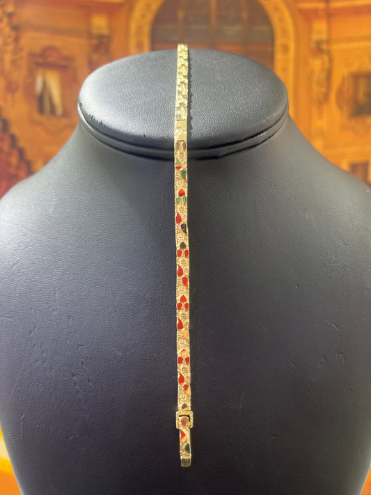 14KT Gold Bracelet - 4mm Nugget Design