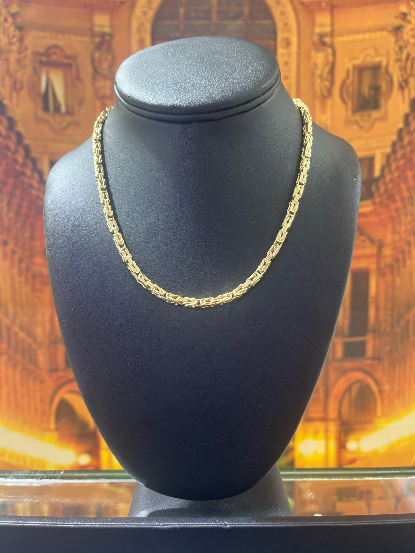 14KT Gold Chain - 3.5mm King’s Link Design