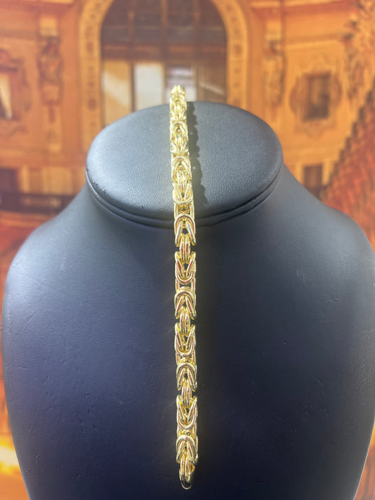 14KT Gold Bracelet - 6.5mm King’s Link Design