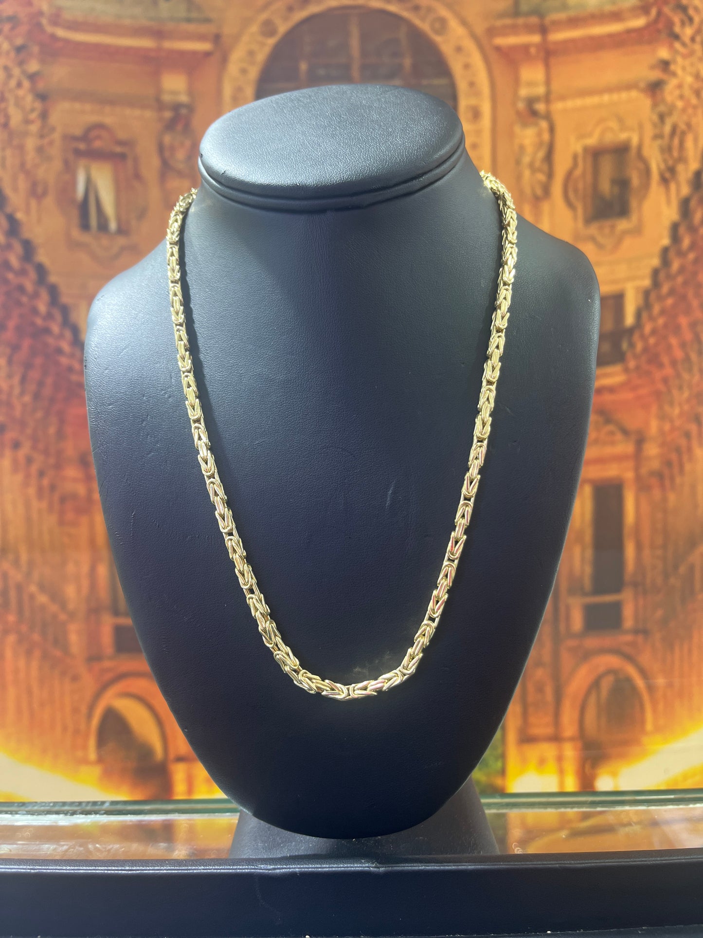 14KT Gold Chain - 3.5mm King’s Link Design