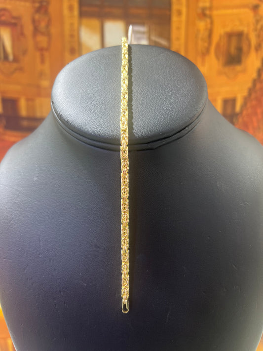 14KT Gold Bracelet - 3.5mm King’s Link Design