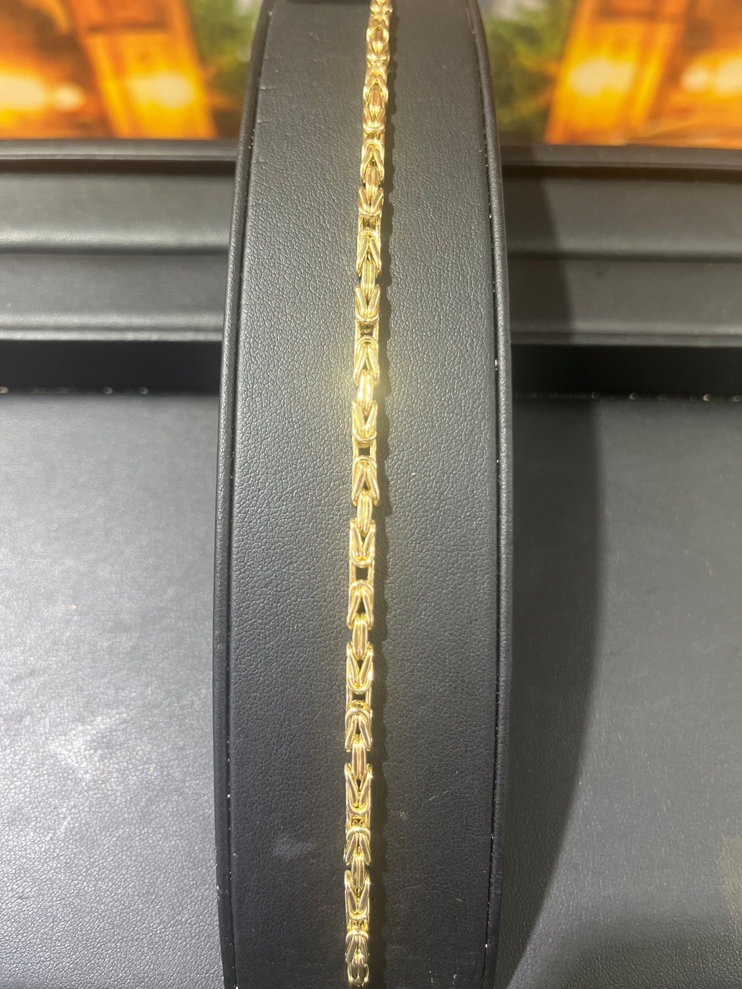 14KT Gold Bracelet - 4mm King’s Link Design