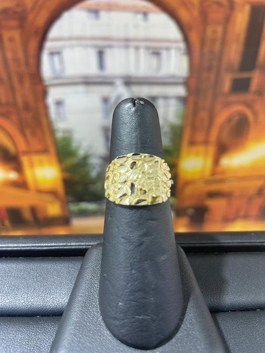 14KT Gold Ring - Nugget Design