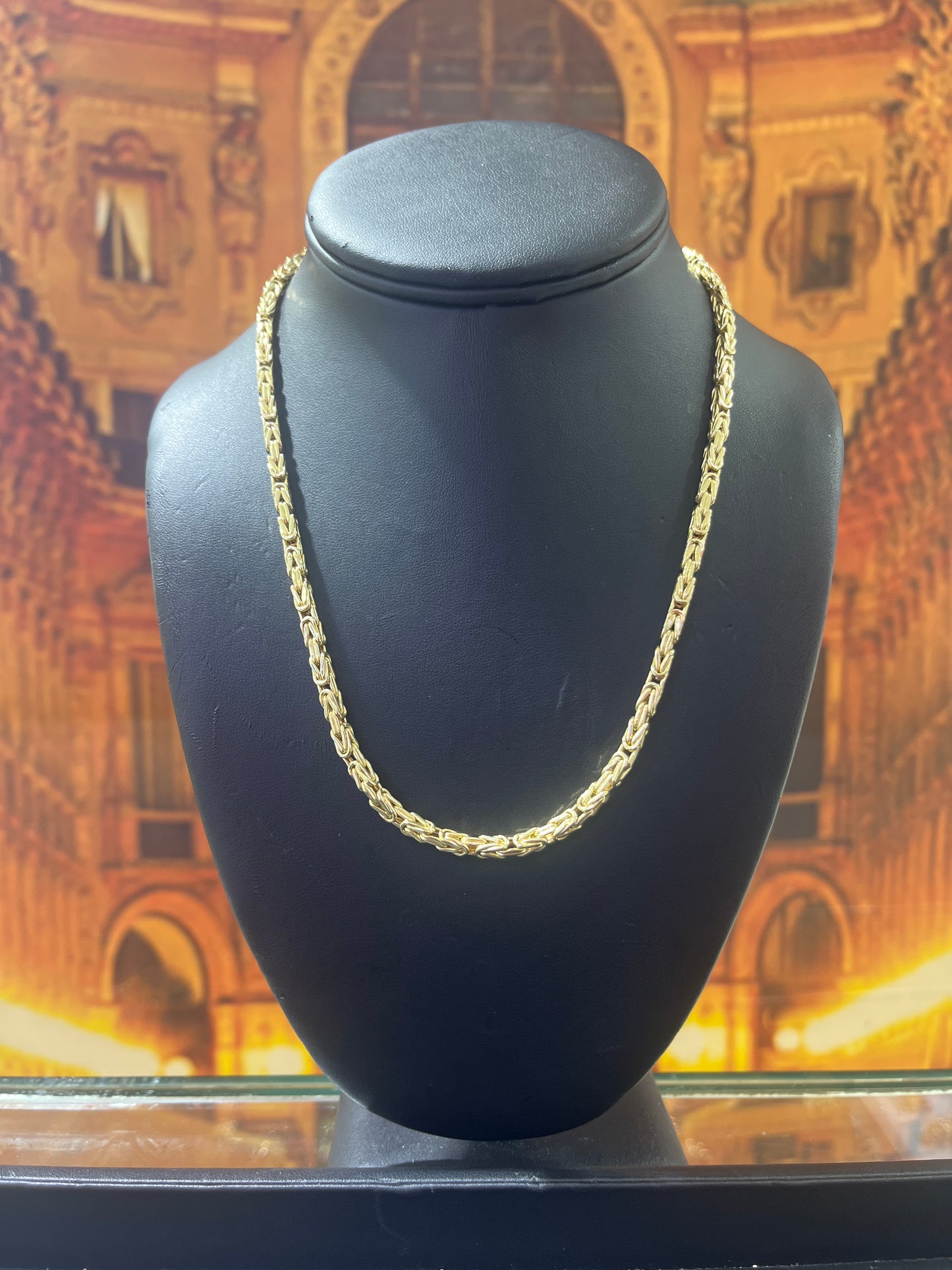 14KT Gold Chain - 3.5mm King’s Link Design