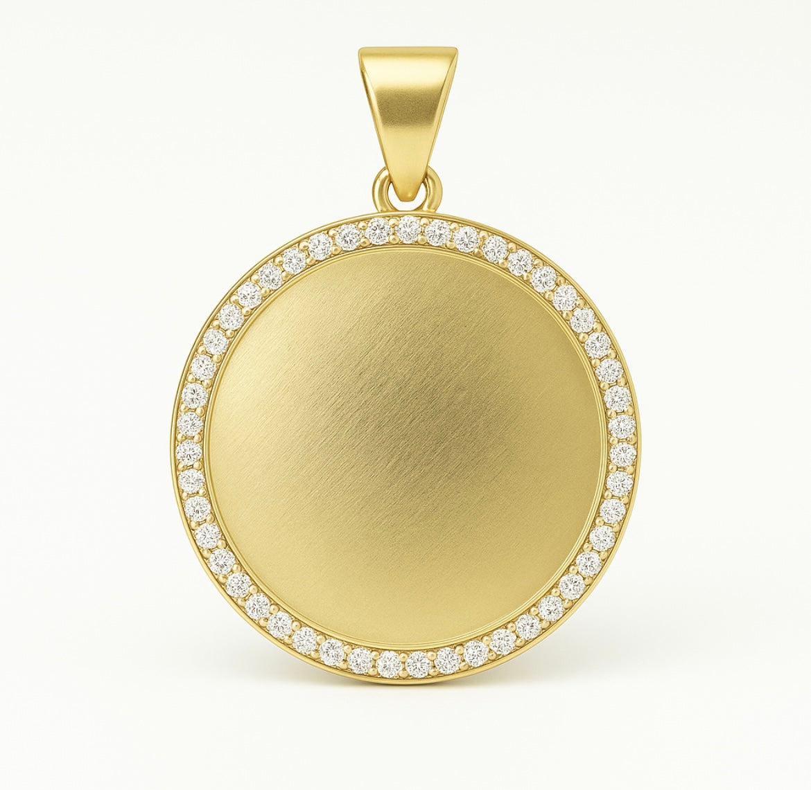 14KT Gold Pendant - Custom Picture 1.5”