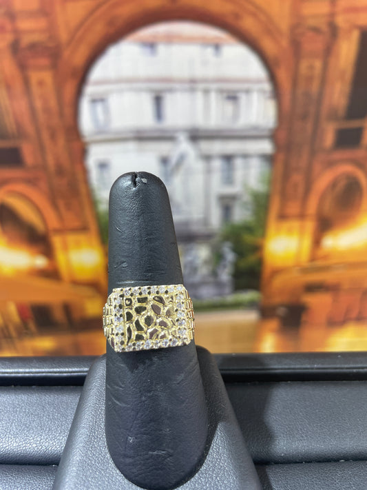 14KT Gold Ring - Nugget Design
