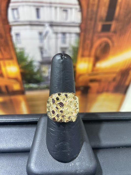 14KT Gold Ring - Nugget Design