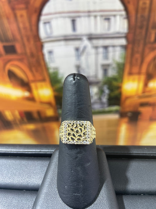 14KT Gold Ring - Nugget Design