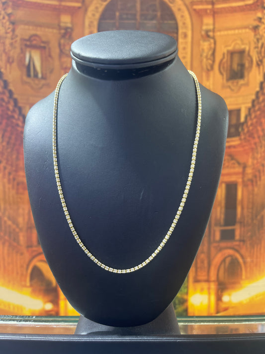 14KT Gold Chain - Ice Design 2.6mm