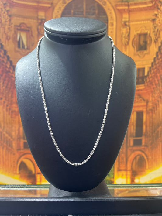 14KT Gold Chain - Ice Design 2.6mm White Gold