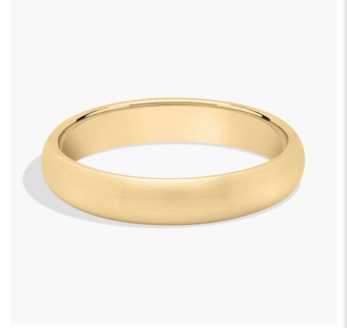 14KT Gold Ring - Wedding Band 4mm
