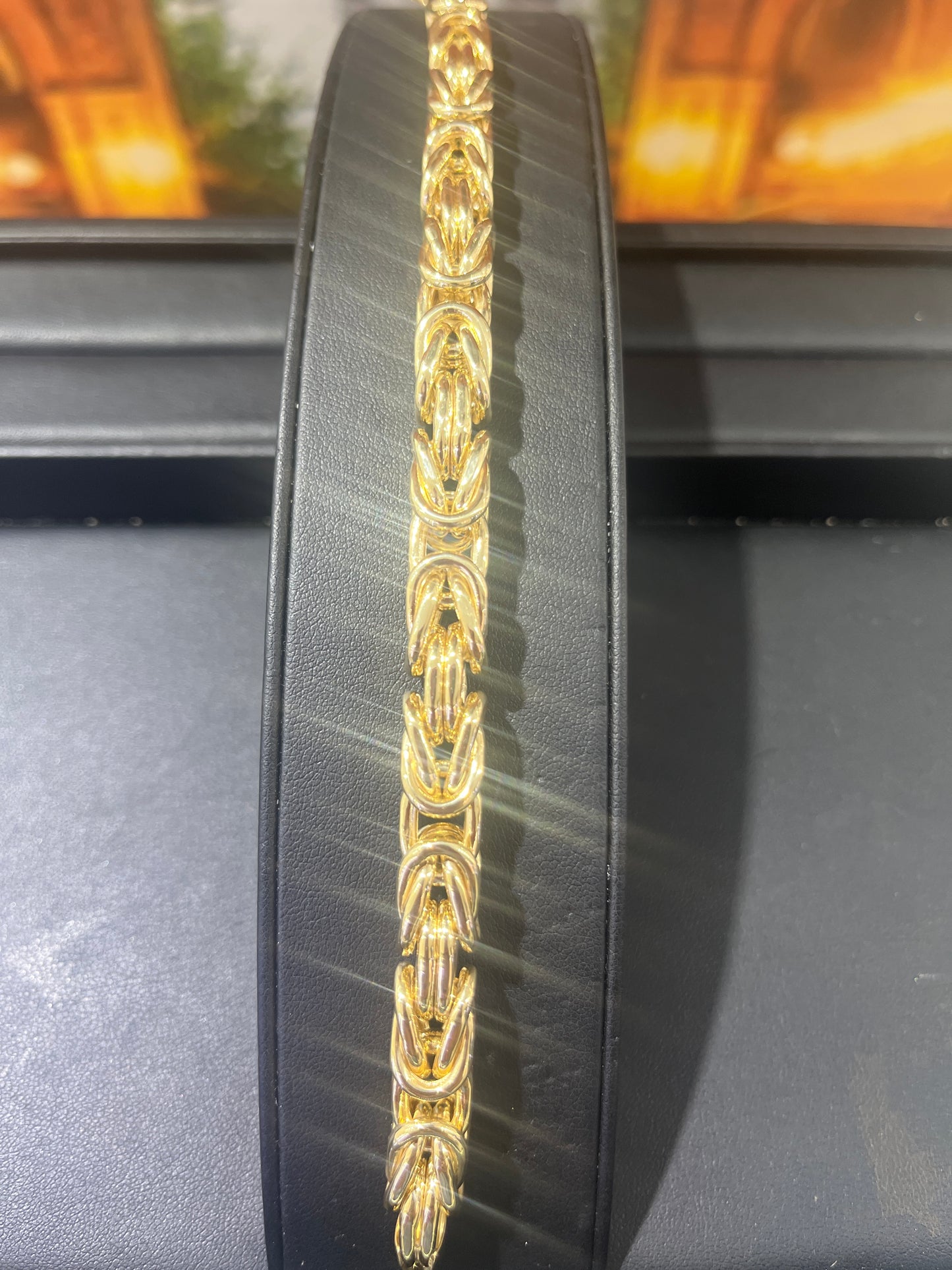 14KT Gold Bracelet - 9mm King’s Link Design