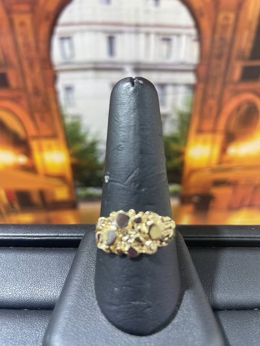 14KT Gold Ring - Nugget Design