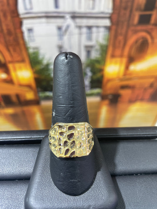 14KT Gold Ring - Nugget Design