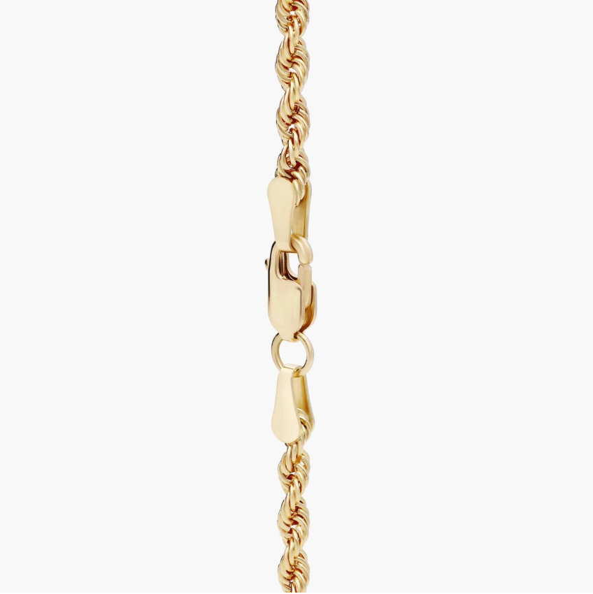 14KT Gold Bracelet - Rope Design 2.5mm