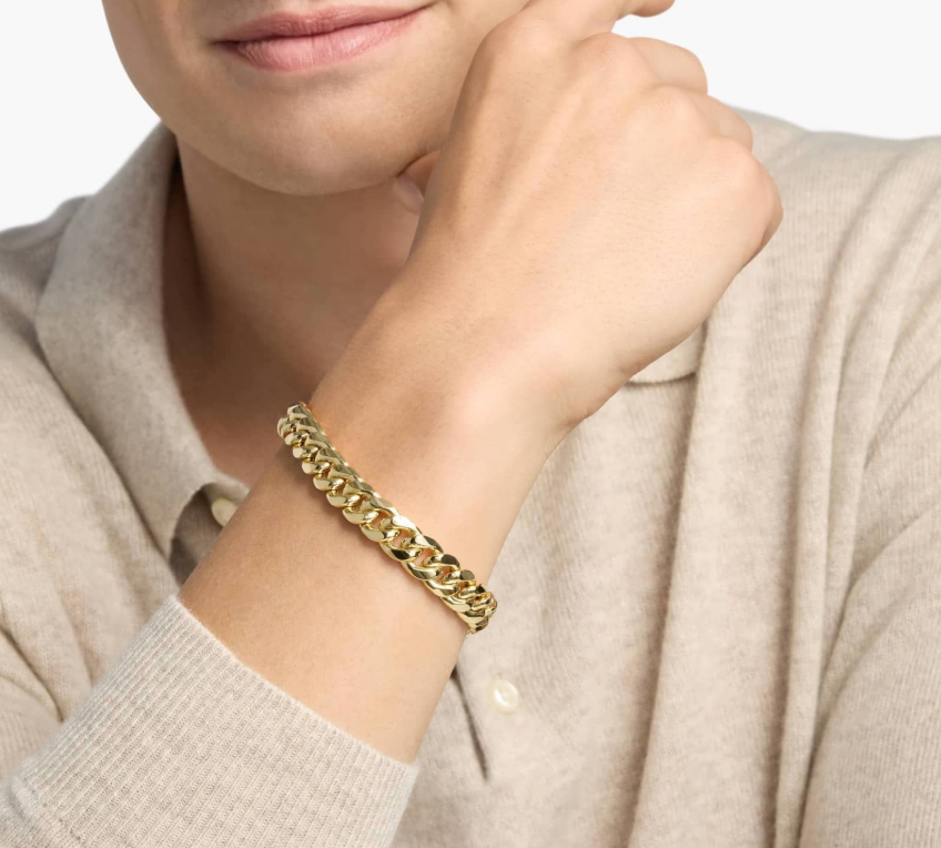 14KT Gold Bracelet - Miami Cuban 11mm 8"