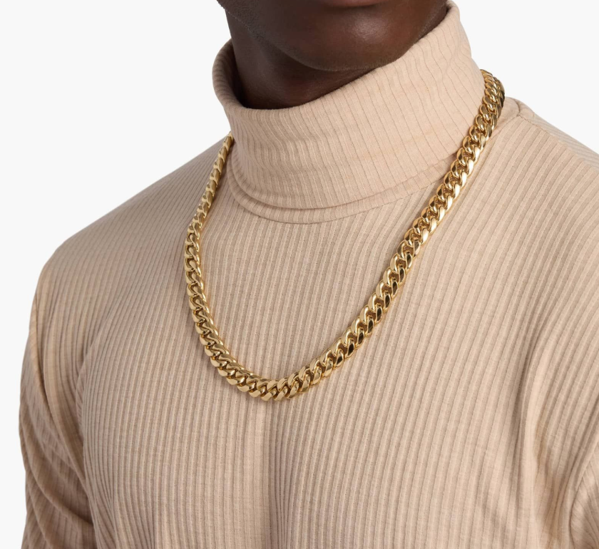 14KT Gold Chain - Miami Cuban 24" 11mm