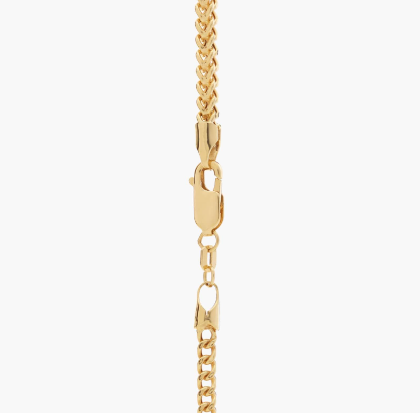 14KT Gold Necklace - Franco Design 3.5mm 20"