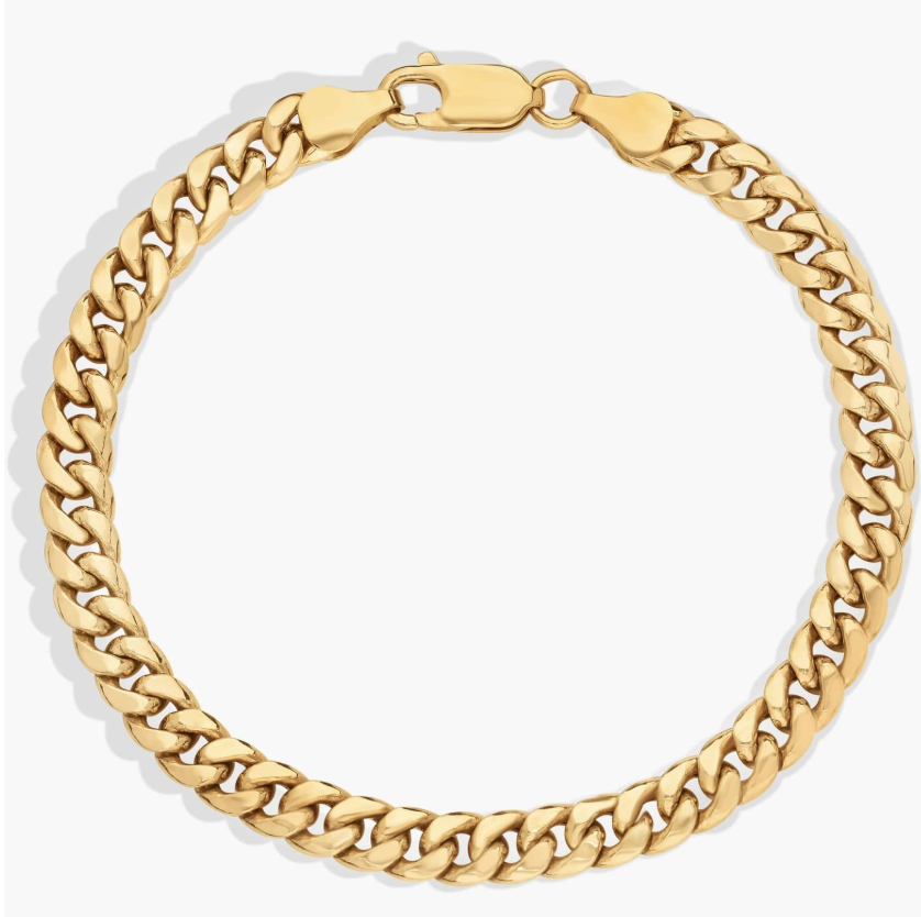 14KT Gold Bracelet - Miami Cuban 6mm 8"