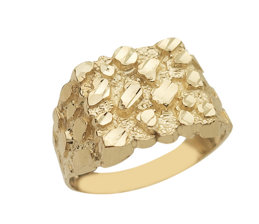 14KT Gold Ring - Nugget Design